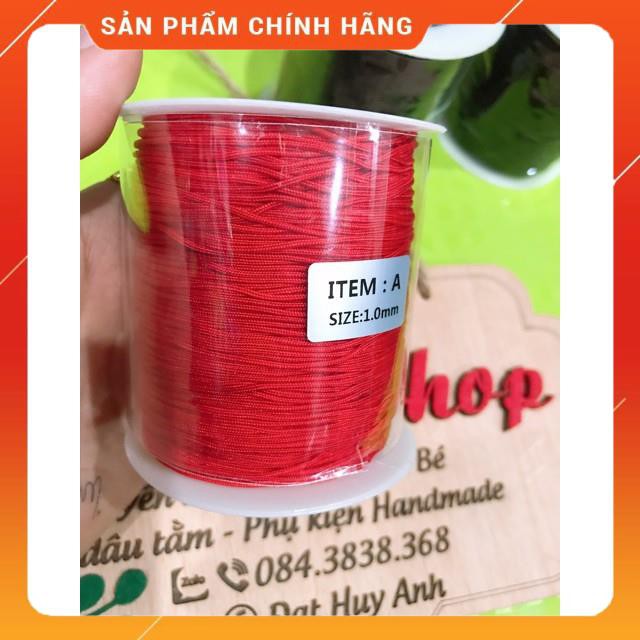 (200M) CUỘN DÂY DÙ ĐỎ TƯƠI LOẠI 1 - SIZE 1.0MM