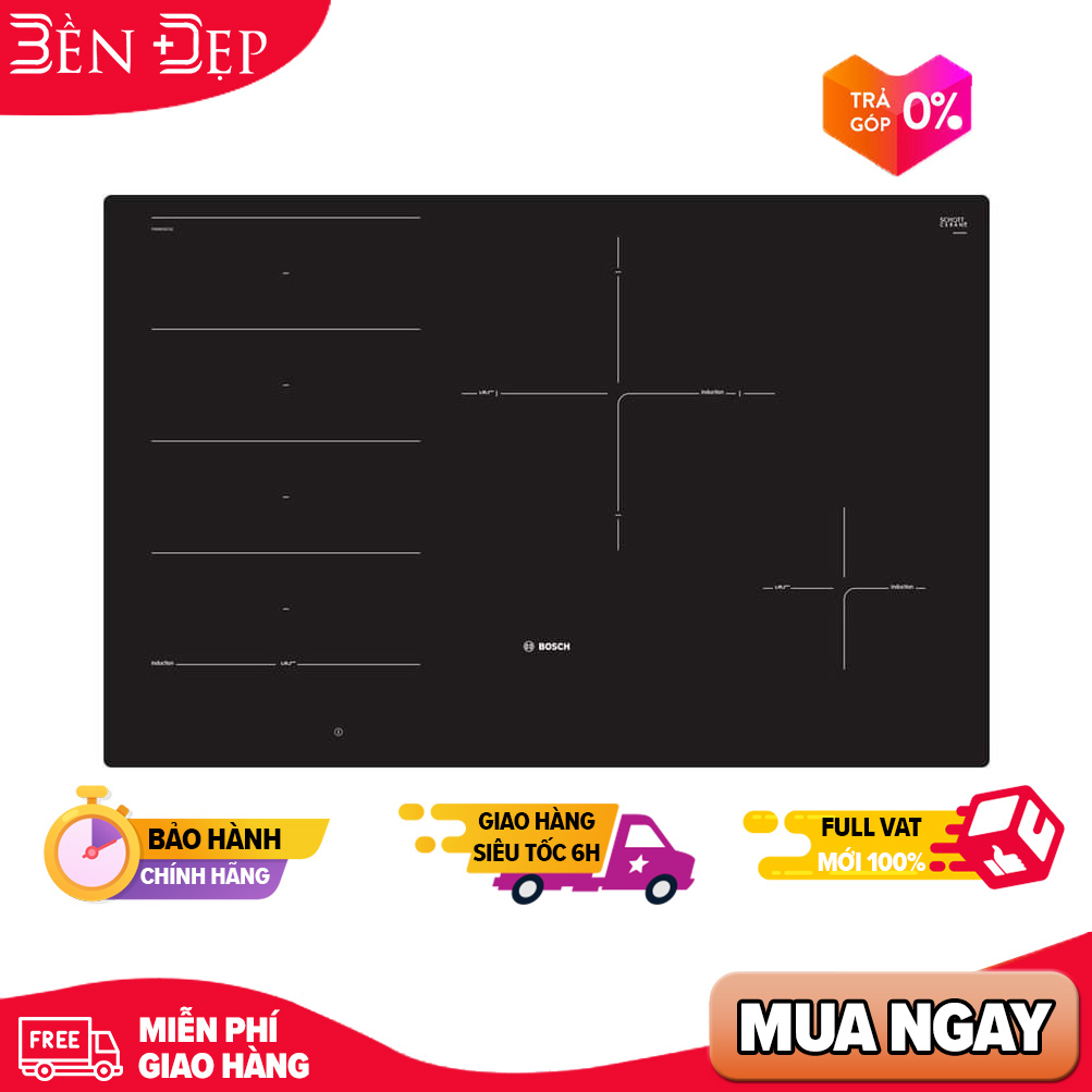 [TRẢ GÓP 0%] Bếp Từ Đa Điểm B.o.s.c.h PXE875DC1E Serie 8 Model 2022 (Giá áp dụng giao tại HN, HCM& các tỉnh liên hệ shop)