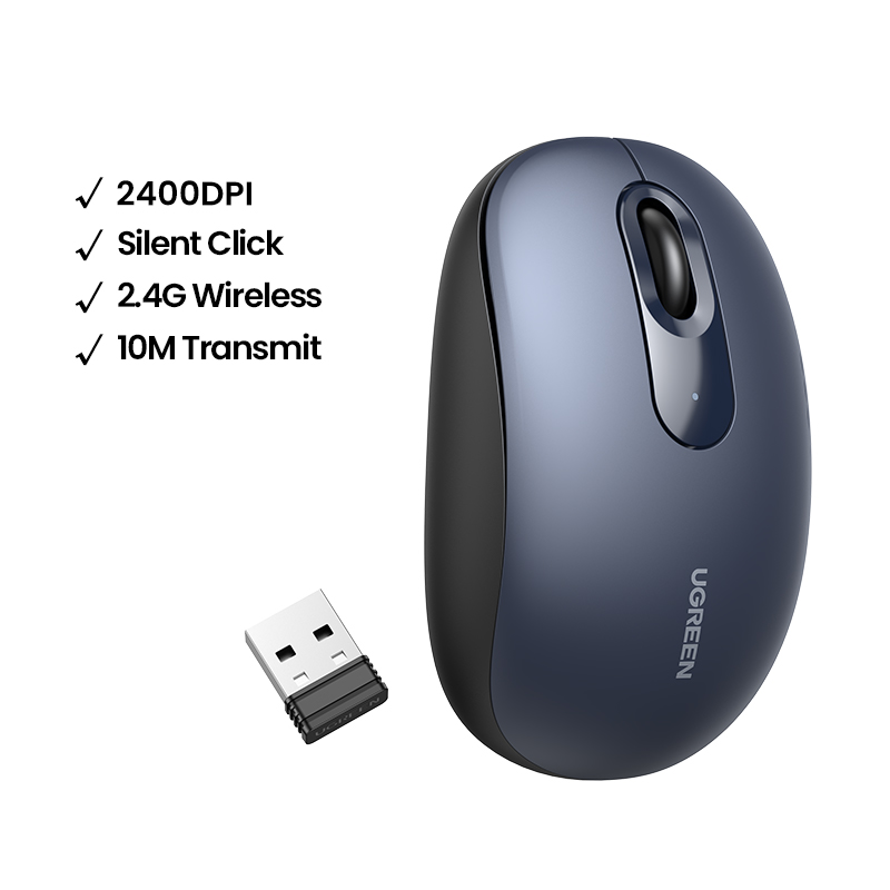 UGREEN MU105 2.4G Chuột Máy Tính Không Dây Mute Ergonomic chuột không dây chuột máy tính chuôt không dây chuột không dây laptop chuột máy tính không dây