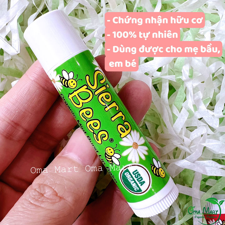 Organic Lip Balm Sierra bees (1 bar)