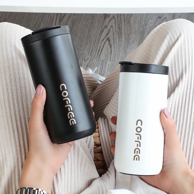 [Hàng tặng không bán - HB Gift] Ly giữ nhiệt Coffee 400ml (mẫu ngẫu nhiên)