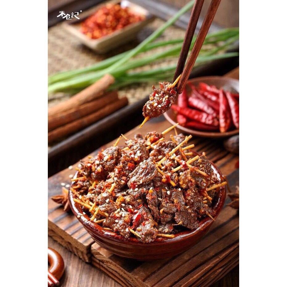 [SẴN SLL] GÓI THỊT GÀ XIÊN CAY TỨ XUYÊN