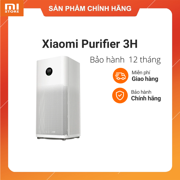 Máy lọc không khí Xiaomi Mi Air Purifier 3H bản quốc tế - Chính hãng DGW bảo hành 12 tháng