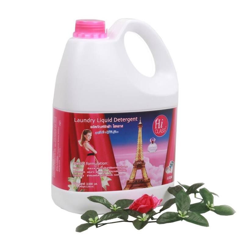 [HCM]Nước Giặt Hiclass Đậm Đặc 3500ml Thái Lan (Màu Hồng)