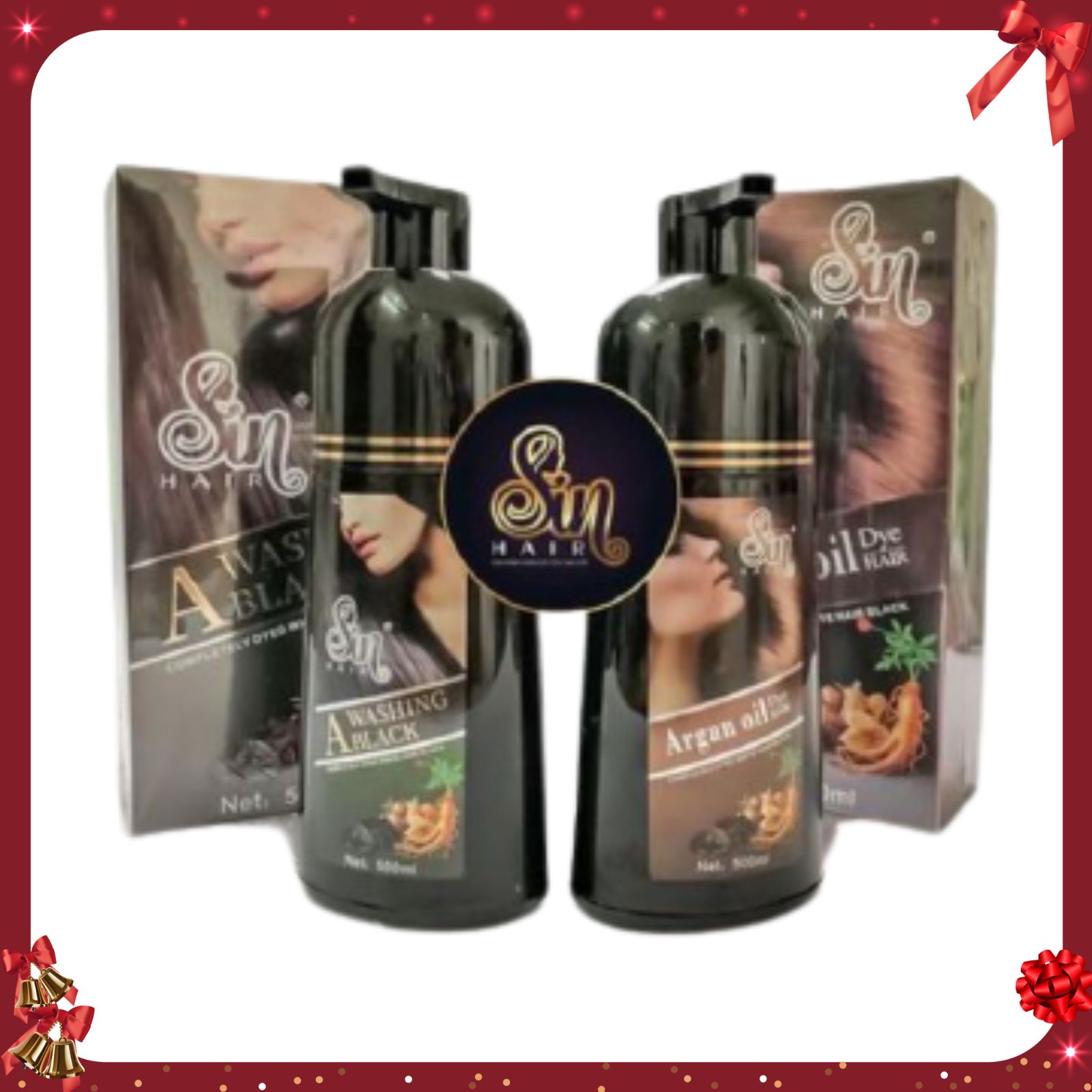 Dầu gội phủ bạc nhân sâm SIN HAIR Nhật Bản