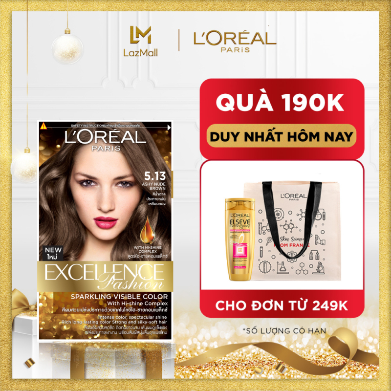 Kem nhuộm dưỡng tóc thời trang LOreal Paris Excellence Fashion 172ml giá rẻ