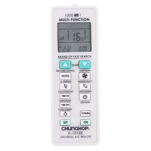 Remote máy lạnh đa năng K1018E CHUNGHOP