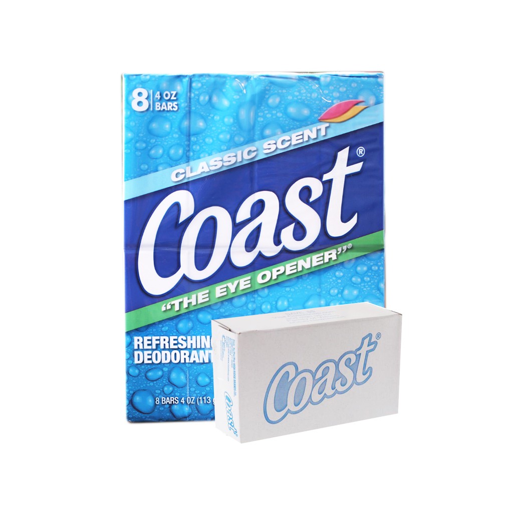 Lốc 8 cục xà bông Coast 8 Bar Soap