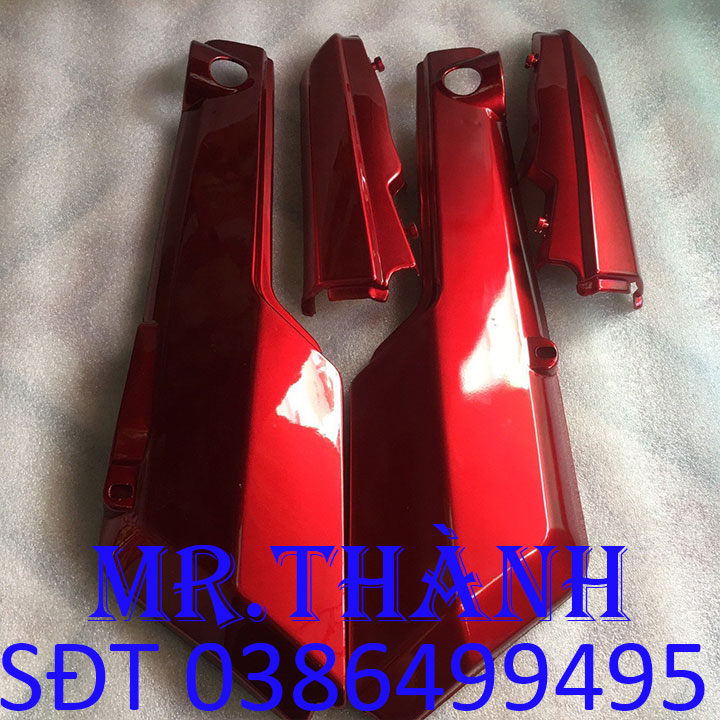 Bộ cốp lớn & nhỏ màu đỏ xe honda win hàng cao cấp