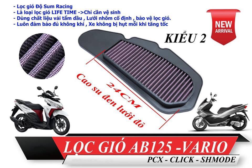 [NOTE] Lọc gió độ cho xe RAIDER FI,GSX 150CC độ tăng lực xe (SUM RACING)