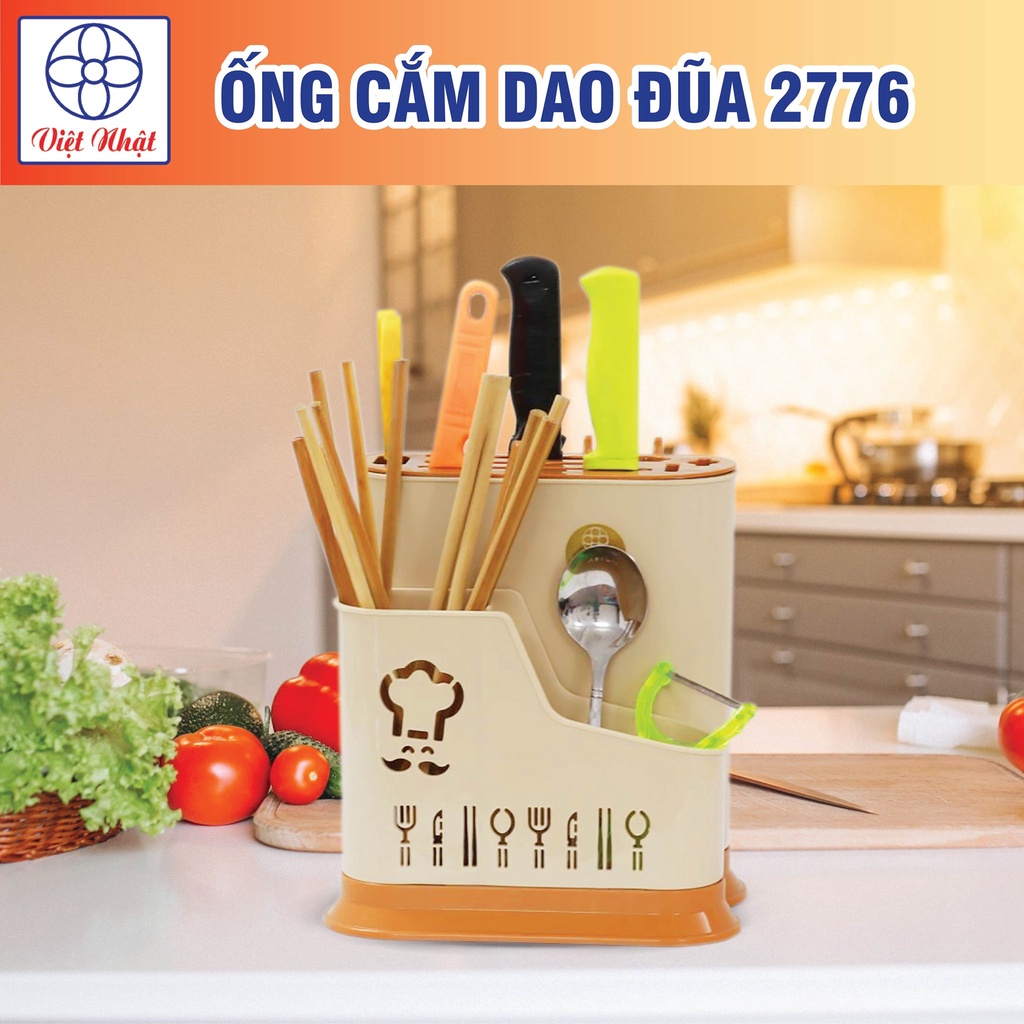 Ống cắm dao đũa 2776 việt nhật cao cấp, ống cắm đũa tiện ích việt nhật home