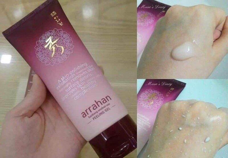 tẩy tế bào chết nhân sâm arahan