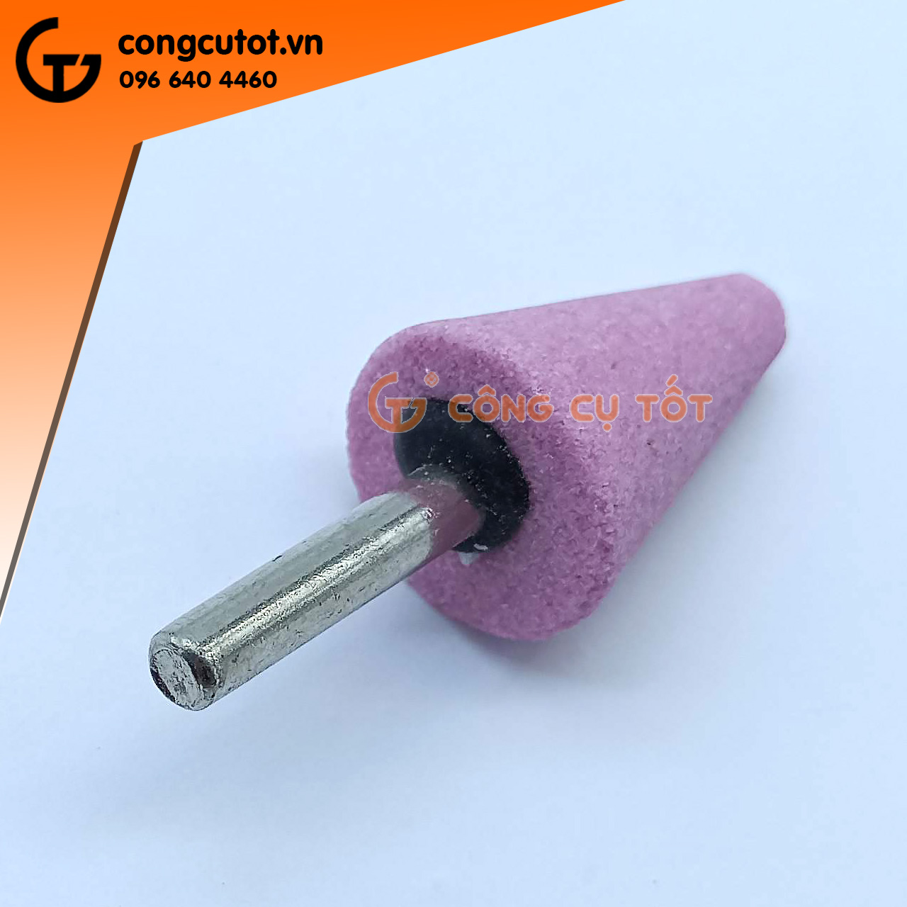 Mũi đá mài lốp hình nón cụt Φ25mm cốt 6 ly