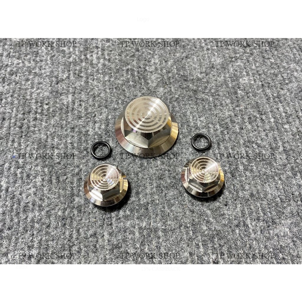 Bộ 3 ốc chảng ba gắn bàn thờ raider/satria/sonic salaya mẫu thái xoáy trơn