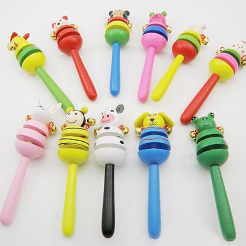 Lục lạc gỗ 3 tầng hình thú