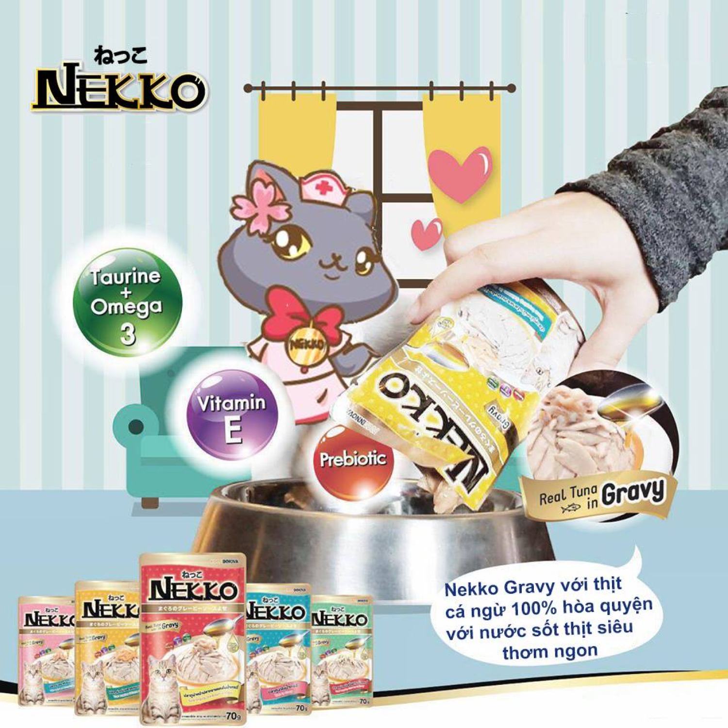Pate Nekko Jelly 70g Thai Lan