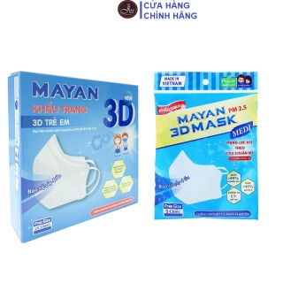 Khẩu Trang Mayan 3D Mask PM2.5 Màng Lọc N95 Dành Cho Người Lớn Và Trẻ Em thumbnail