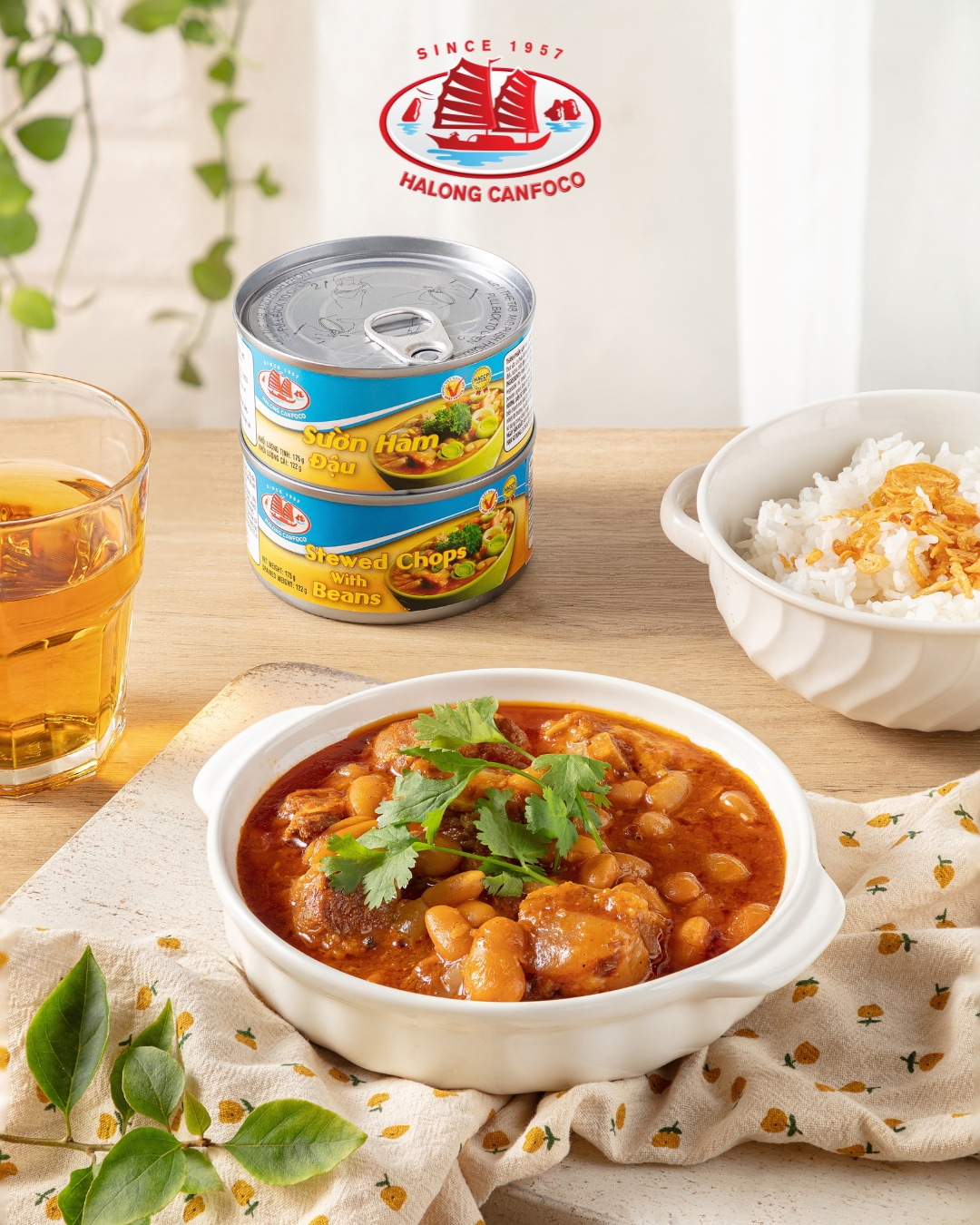 Sườn hầm đậu 175g - Đồ hộp Hạ Long