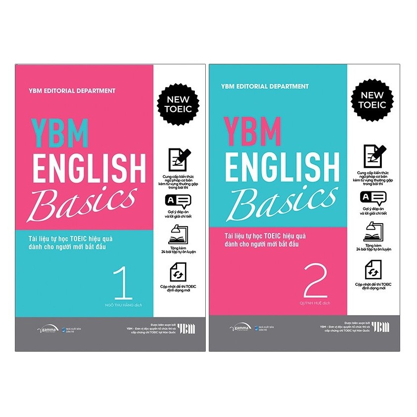 Sách - combo ybm english basics 478k