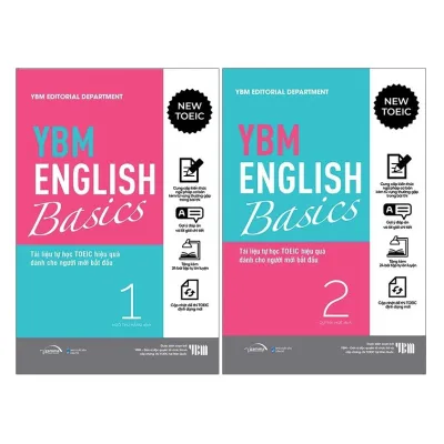 Sách - Combo YBM English Basics 478K (2 Cuốn) [AlphaBooks]