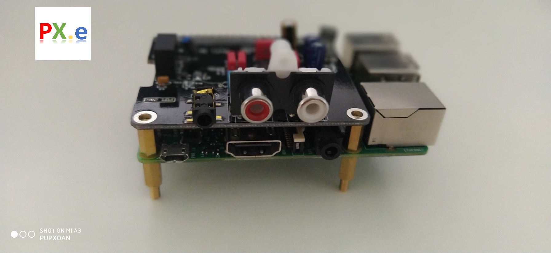 Bộ kit Music serve Raspberry + Hifi Berry DAC Plus PCM5122