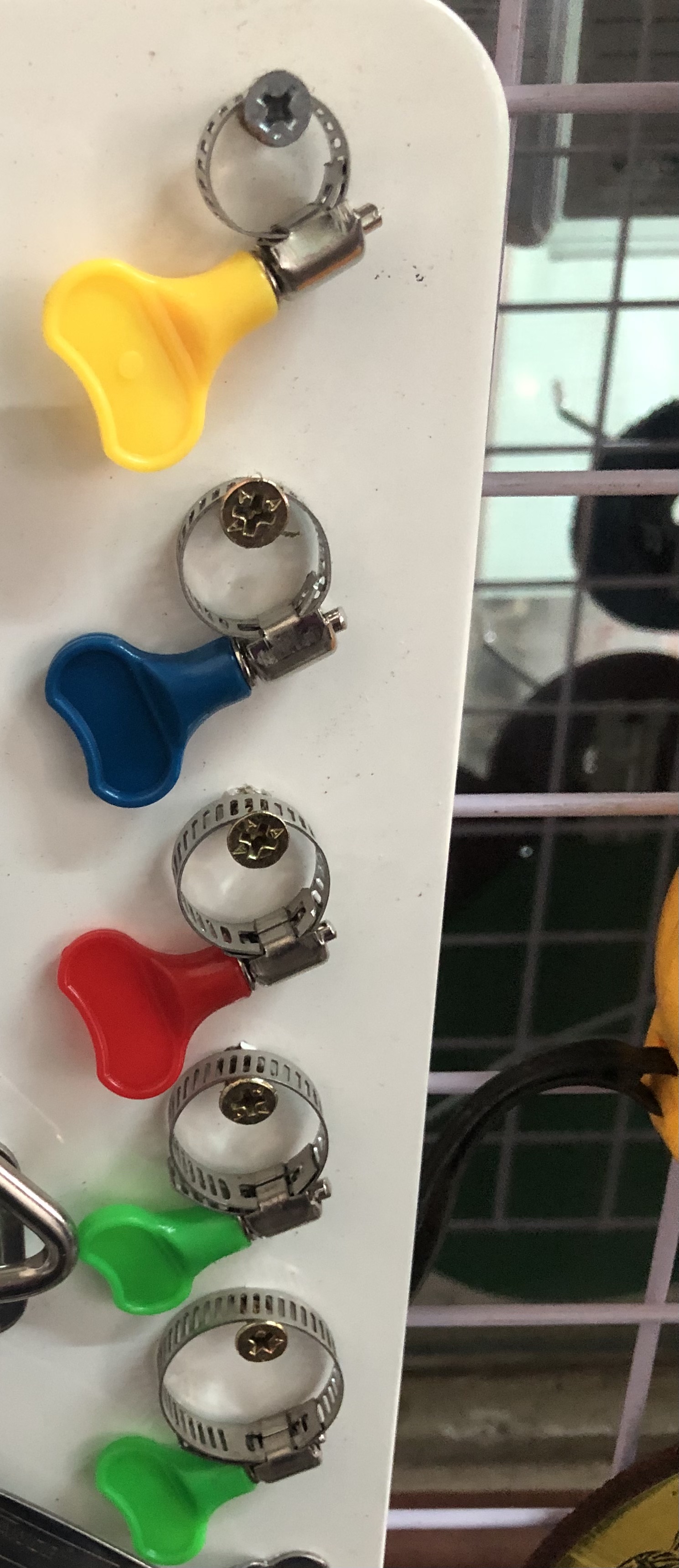 Đai xiết ,cổ dê inox có tay cầm (combo 5 cái)