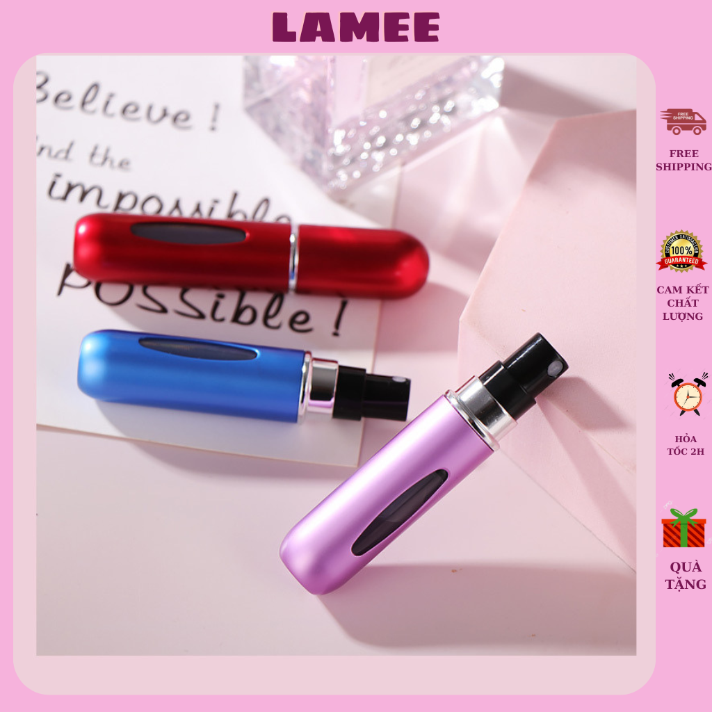 Chai chiết nước hoa mini tự động dạng xịt 5ML