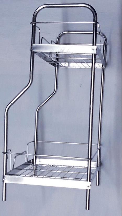 [HCM]Kệ Gia Vị đứng 2 tầng Inox đẹp