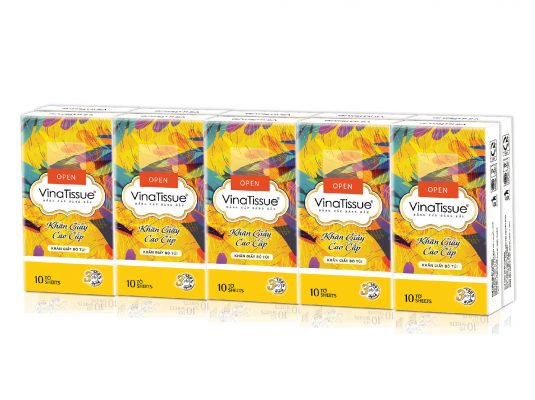 Khăn giấy bỏ túi Vina Tissue (10 tờ x 3 lớp)