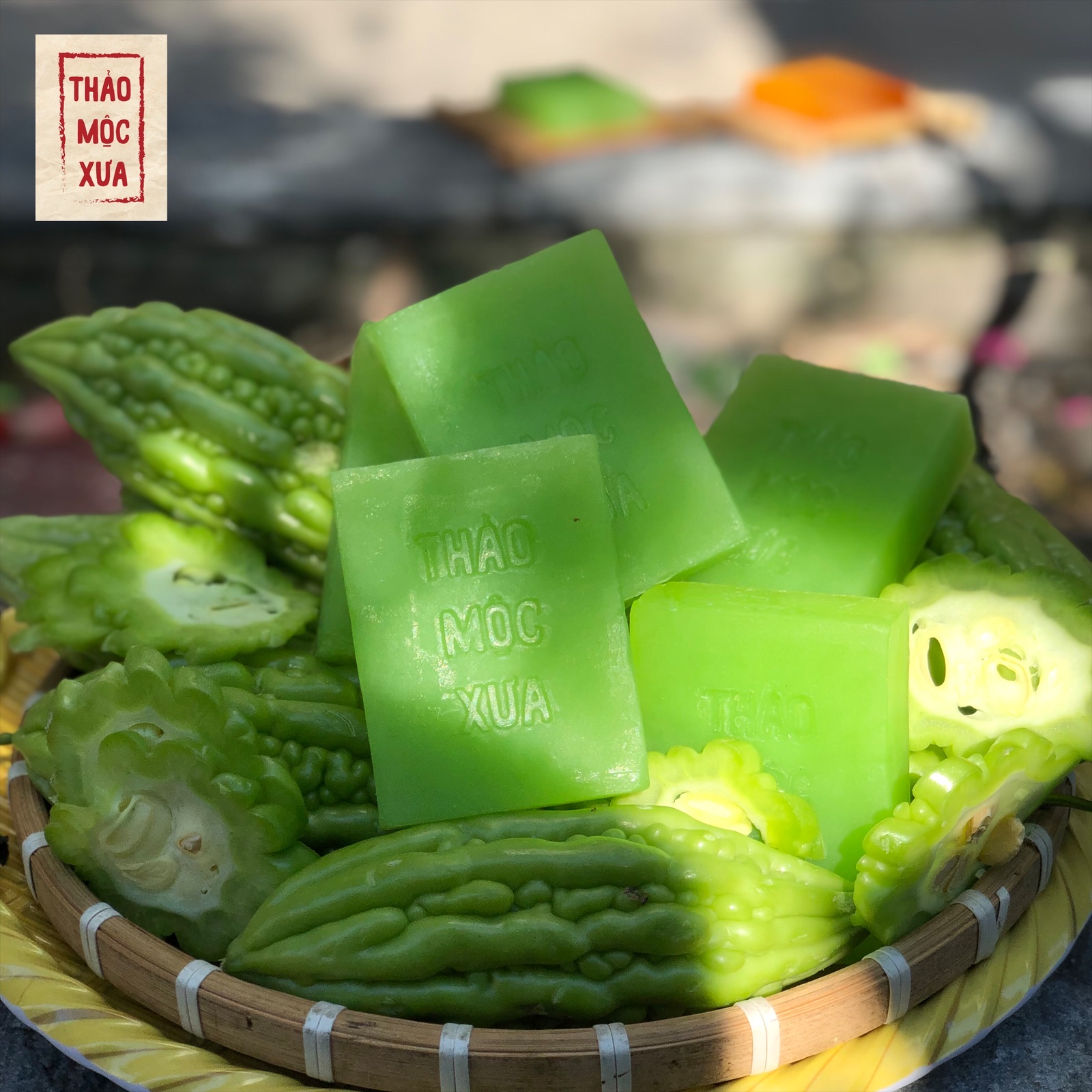 [CHÍNH HÃNG] Xà Bông Mướp đắng - Tràm trà - Thảo Mộc Xưa