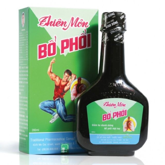 Thiên môn bổ phổi bình đông 280ml
