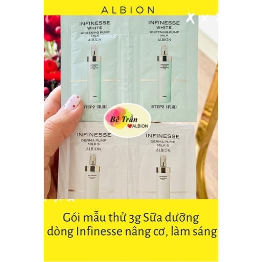 [ALBION] Sữa Xoay trắng da INFINESSE mẫu thử 3g (100% AUTH)