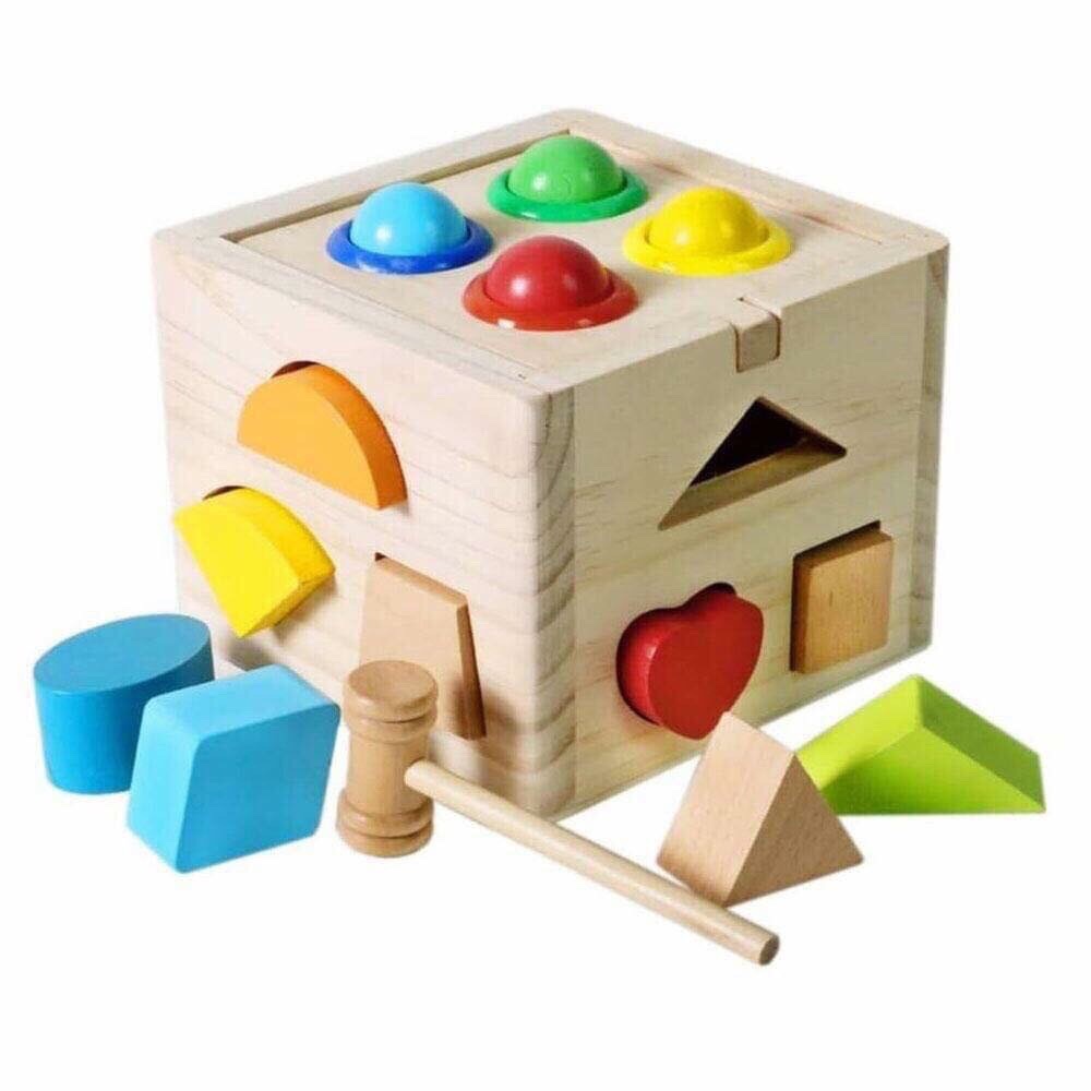 Benrikids wooden block fidget ball toys for 1 to 5 year old kids fun bricks toys New Style kids toys