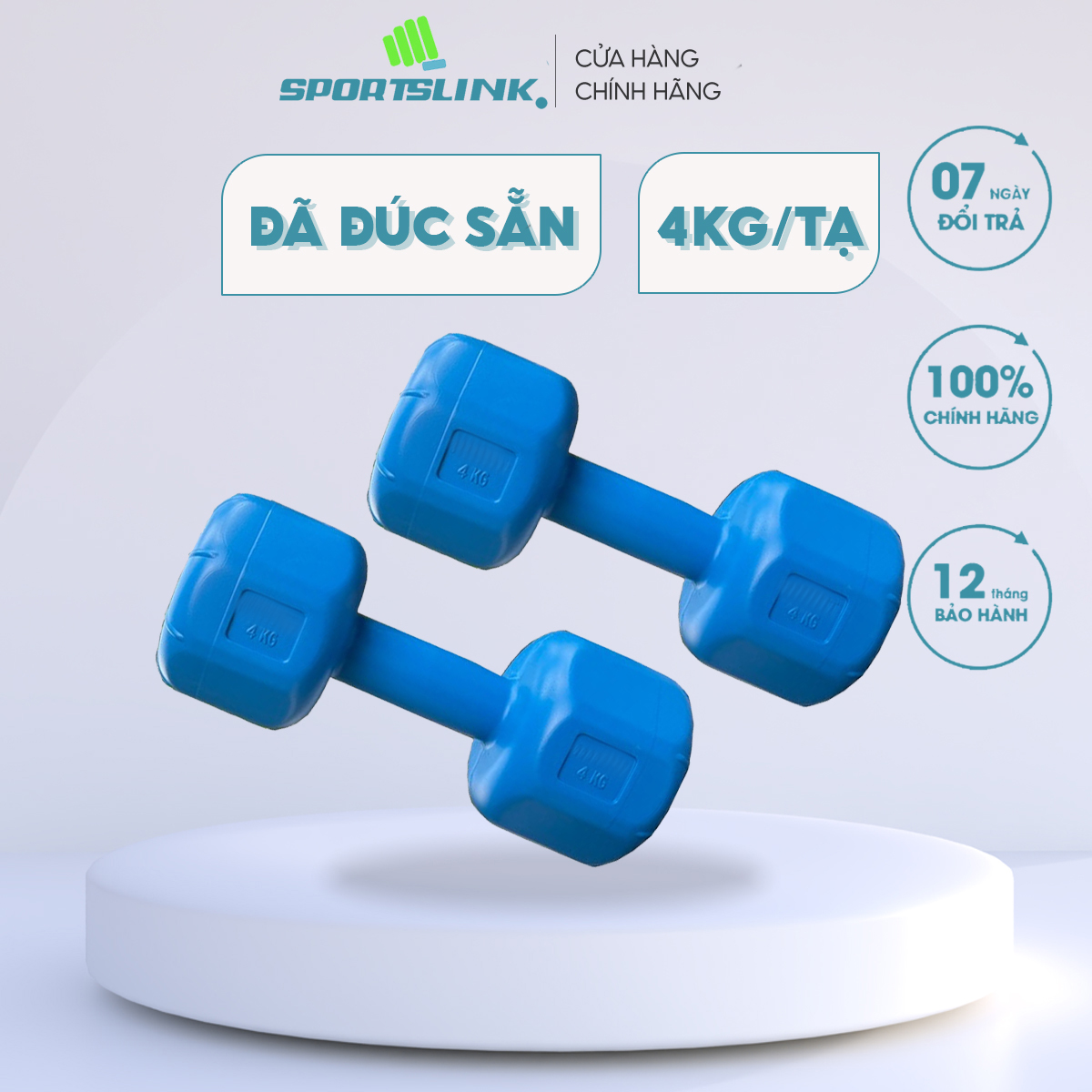 Bộ 2 tạ tay VN 4kg Sportslink