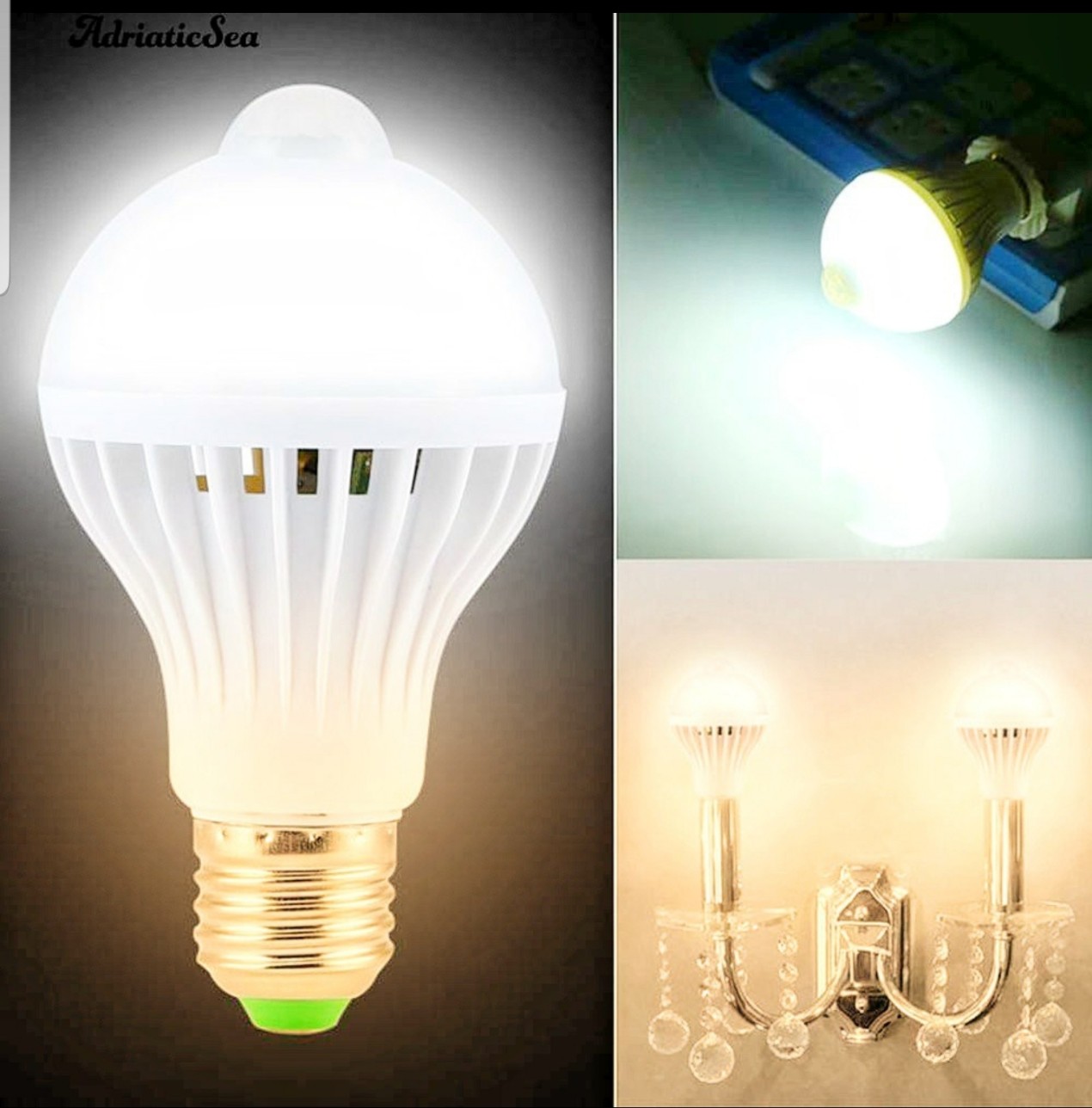 đèn cảm ứng hồng ngoại 5W 7W 9W