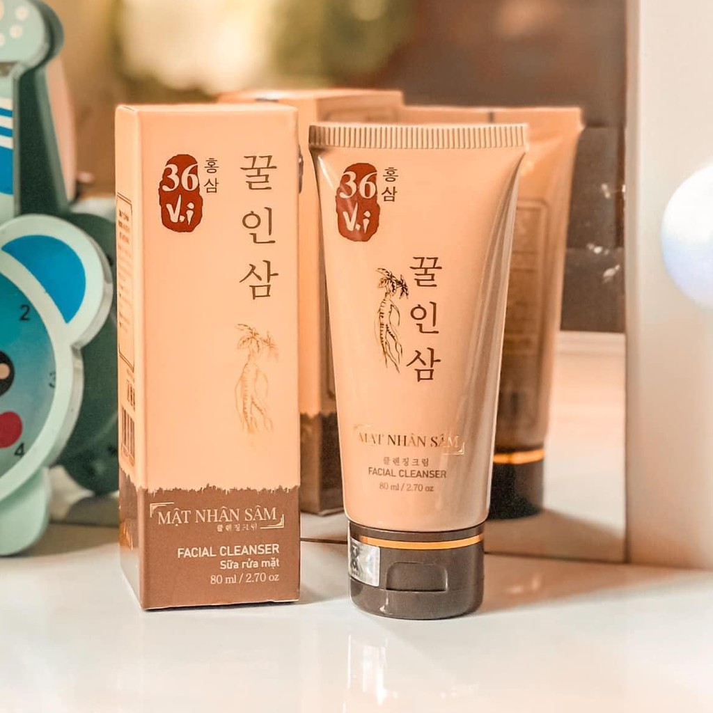 [HCM]Sữa rửa mặt sâm đỏ 36 Vị Meea Origin 80ml