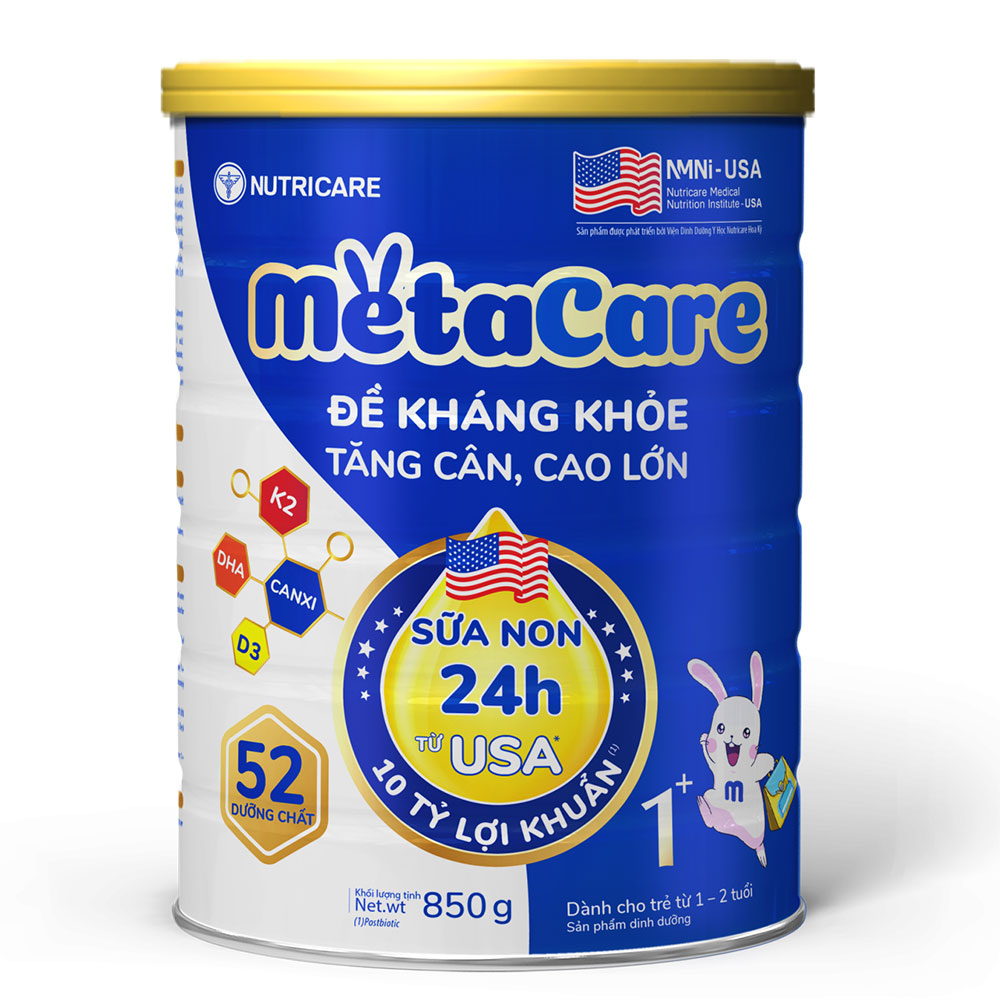 Sữa metacare 0+ 1+ 2+ 3 850g