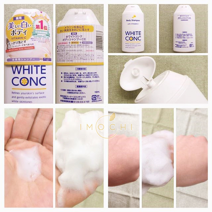 Sữa Tắm Trắng Da White ConC Nhật Bản 360ml