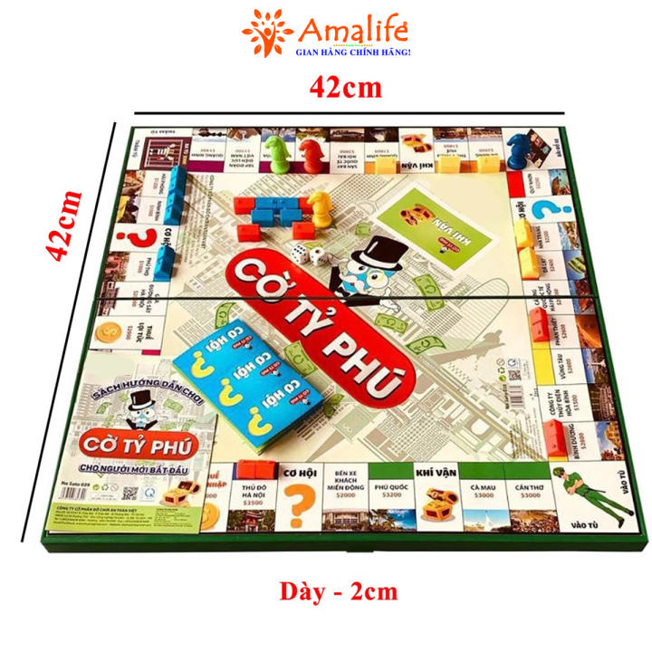 Cờ Tỉ Phú Monopoly Cao Cấp, An Toàn…