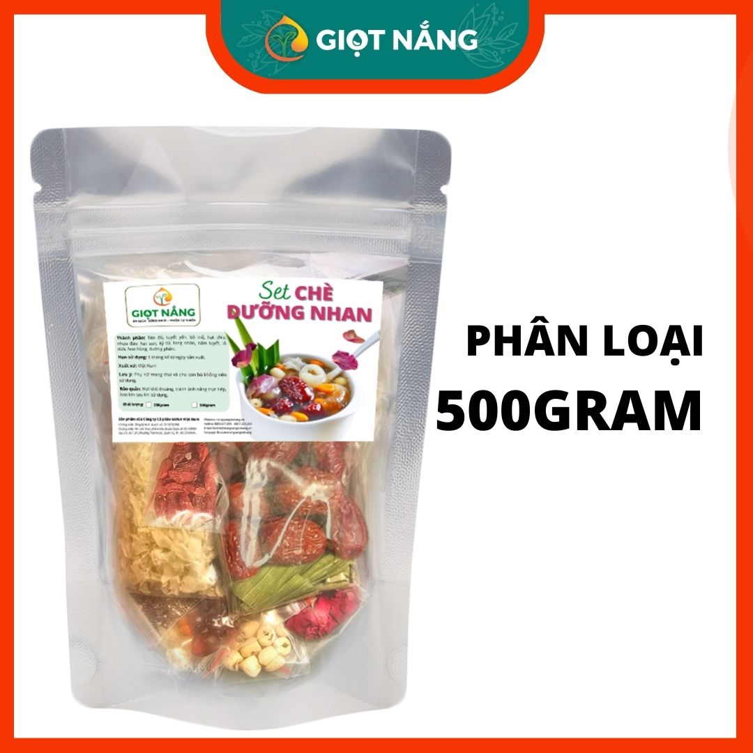 Set nguyên liệu nấu chè dưỡng nhan tuyết yến 25 30 chén đồ ăn healthy làm đẹp giảm cân từ Nông Sản Sạch Giọt Nắng