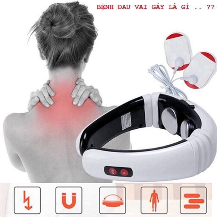 Máy Massage Cổ Xung Điện 3D Trị Liệu Cao Cấp