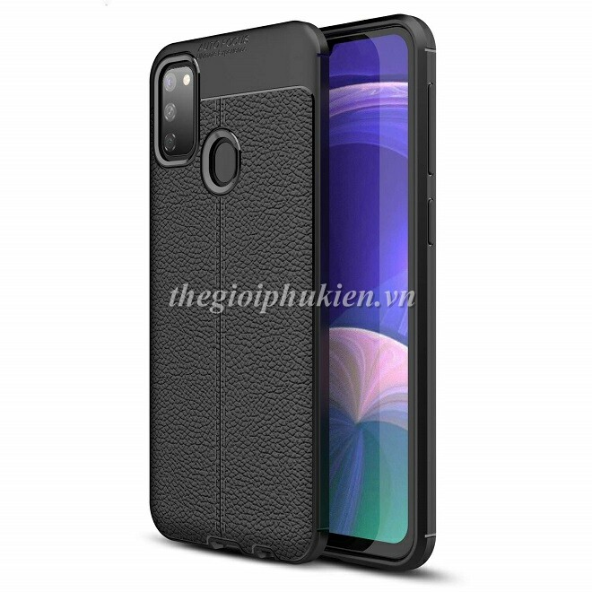 Ốp lưng SamSung Galaxy M21 silicon giả da Auto Focus