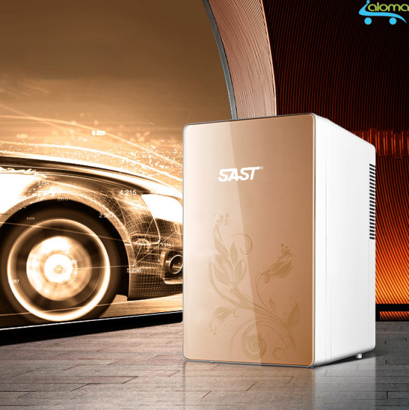 Tủ lạnh hâm nóng16 lít SAST ST16L cao cấp 2 dây nguồn gia đình và ô tô riêng biệt