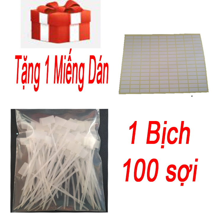 Dây Rút Nhựa 100mm Dùng Để Đánh Dấu