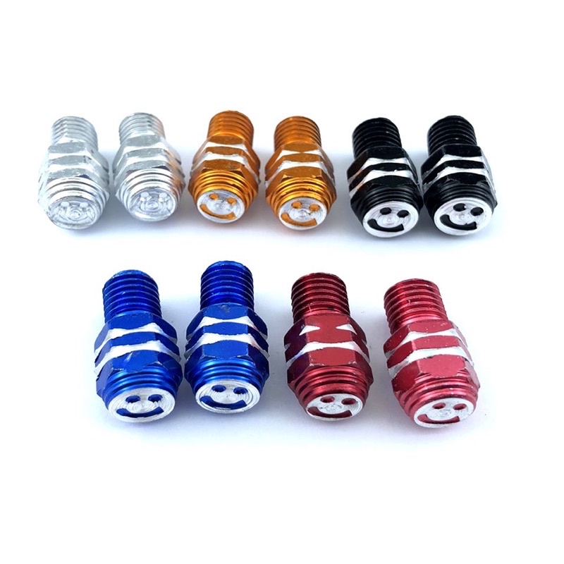 Ốc Gắn Chân Gương Xe Máy Hình Mặt Cười( 1 Đôi)