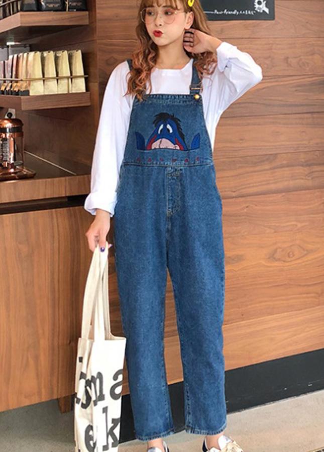 Quần yếm jean dài YD22 C164