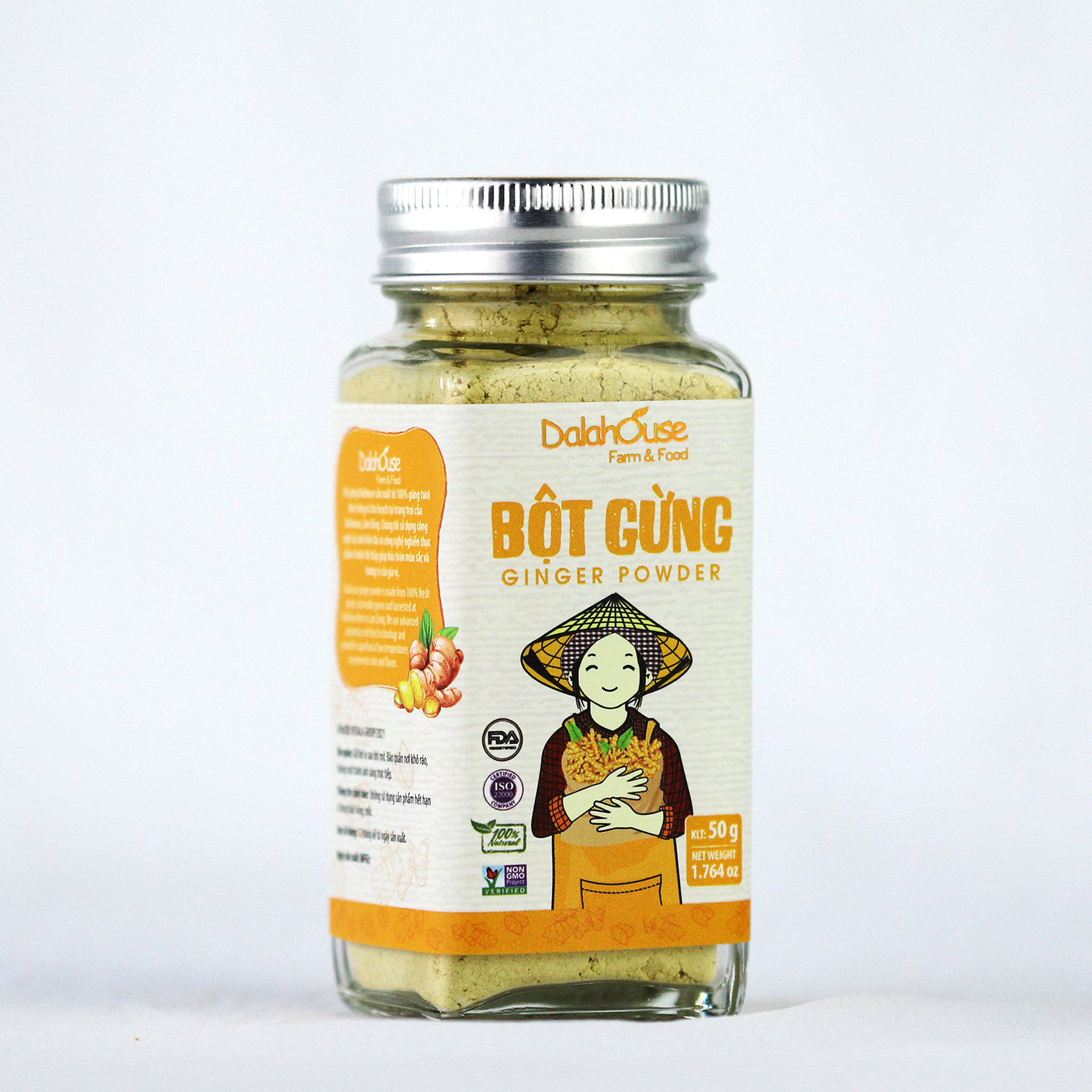 BỘT GỪNG SẤY LẠNH DALAHOUSE 50G
