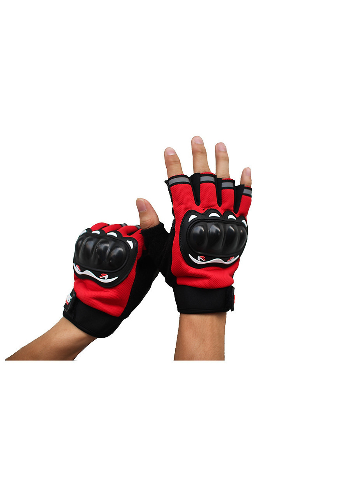 Găng Tay Nam Xỏ Ngón ZN01 - Chống Nắng Cản Gió Lớp Da Dưới Lòng Bàn Tay Bám Cực Tốt