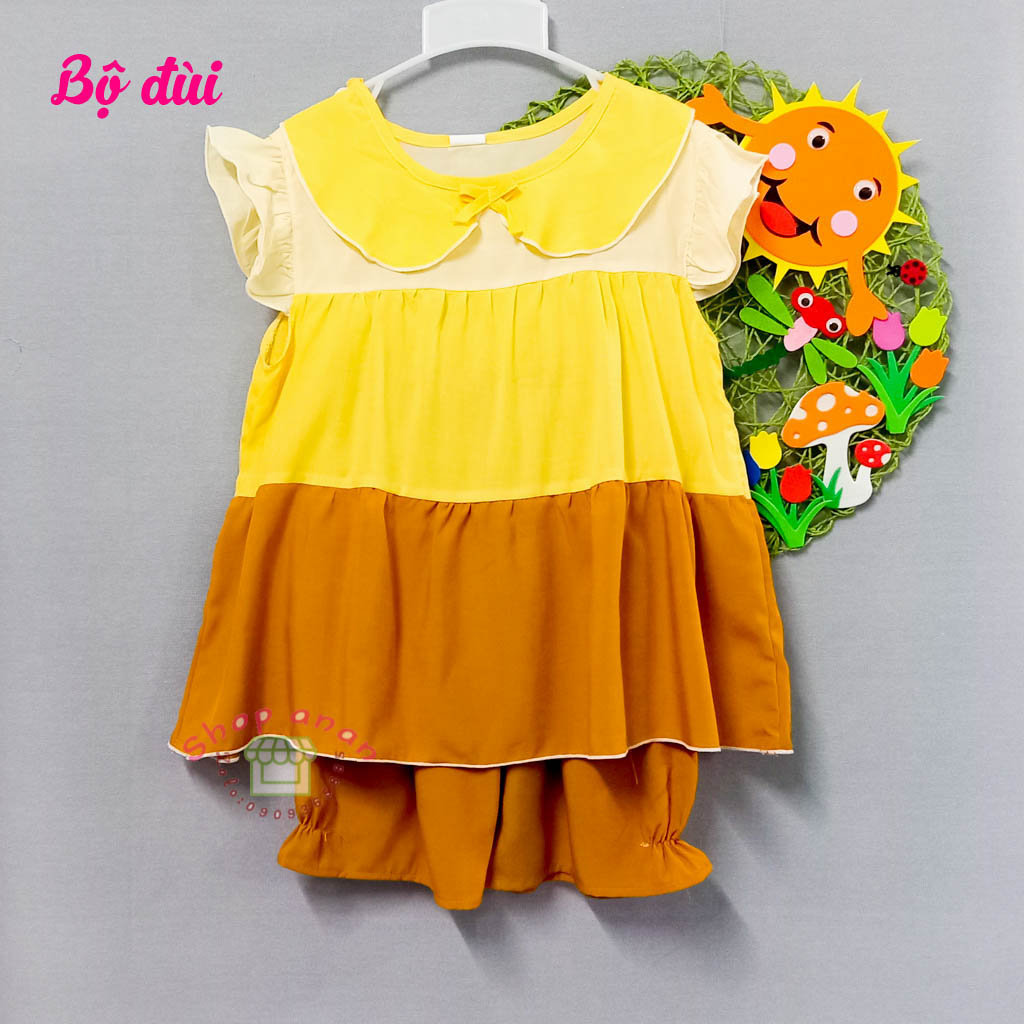 Bộ tole đùi/lửng bé gái size S