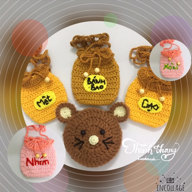 Túi đựng tỏi cho bé (By THÊNHTHANG HANDMADE)
